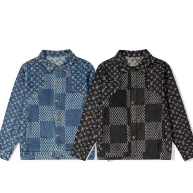 LVC021  New high-quality spring and autumn men'sand women’s  jacket denim jacket clothes