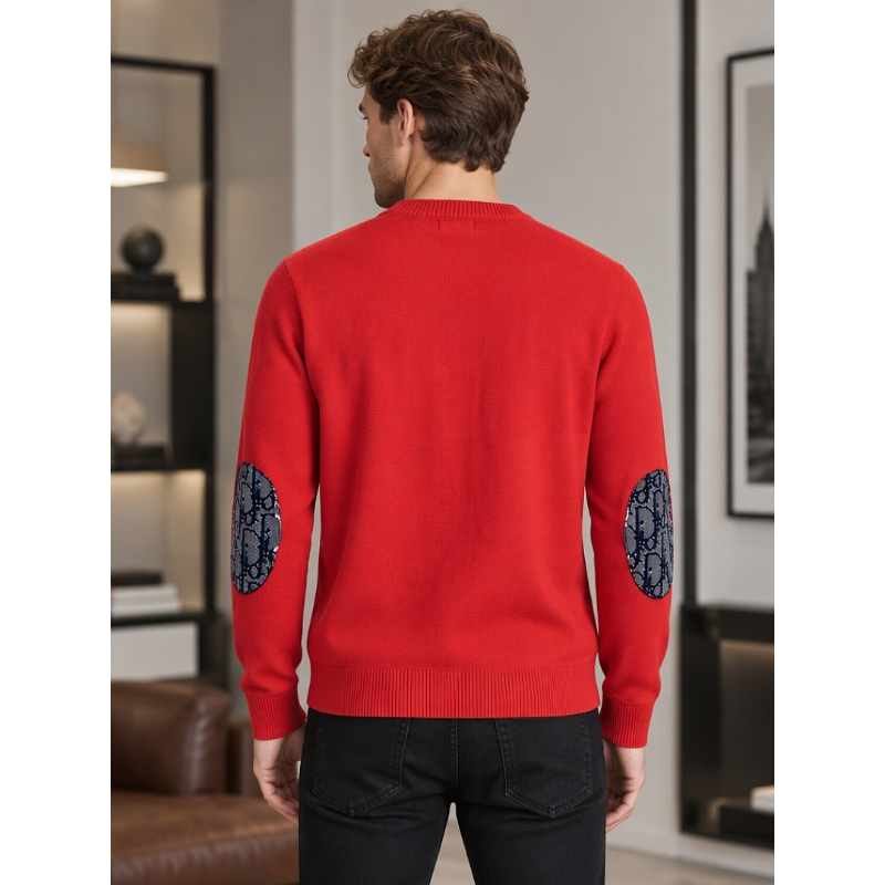 DIC202 New men's autumn and winter round neck sweater pullover sweater wool sweater clothing
