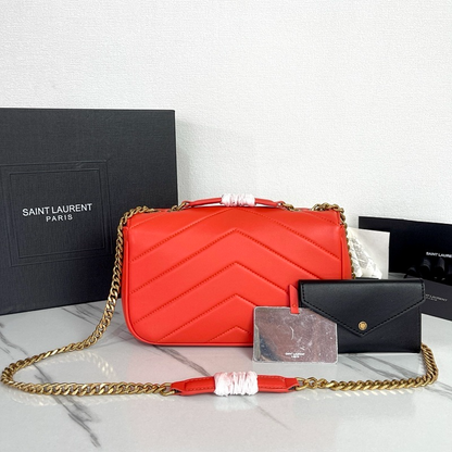 LYP43 Leather Bag 24-14-6CM Shoulder Bags