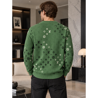 LVC402  New men's autumn and winter round neck sweater pullover sweater wool sweater clothing