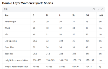 zalo019  Women's summer shorts season anti glare double-layer casual outerwear yoga fitness pants