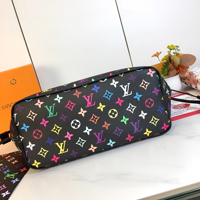 GLP160 Neverfull Bag L*V bag for lady gift  32x29x17CM Canvas leather