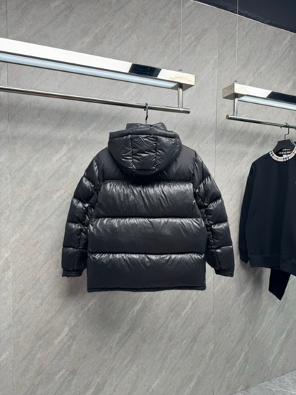 110206  New embroidered hooded down jacket clothing