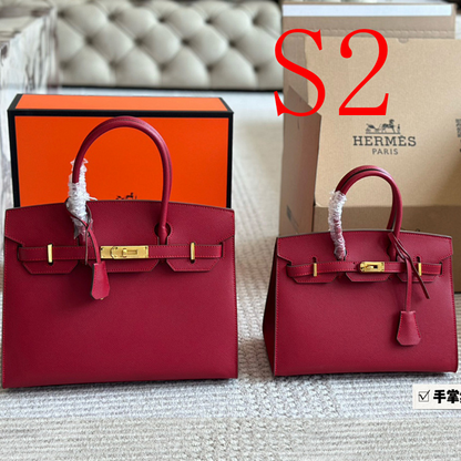 MHP6 Classic leather handbag 25CM 30CM With Box