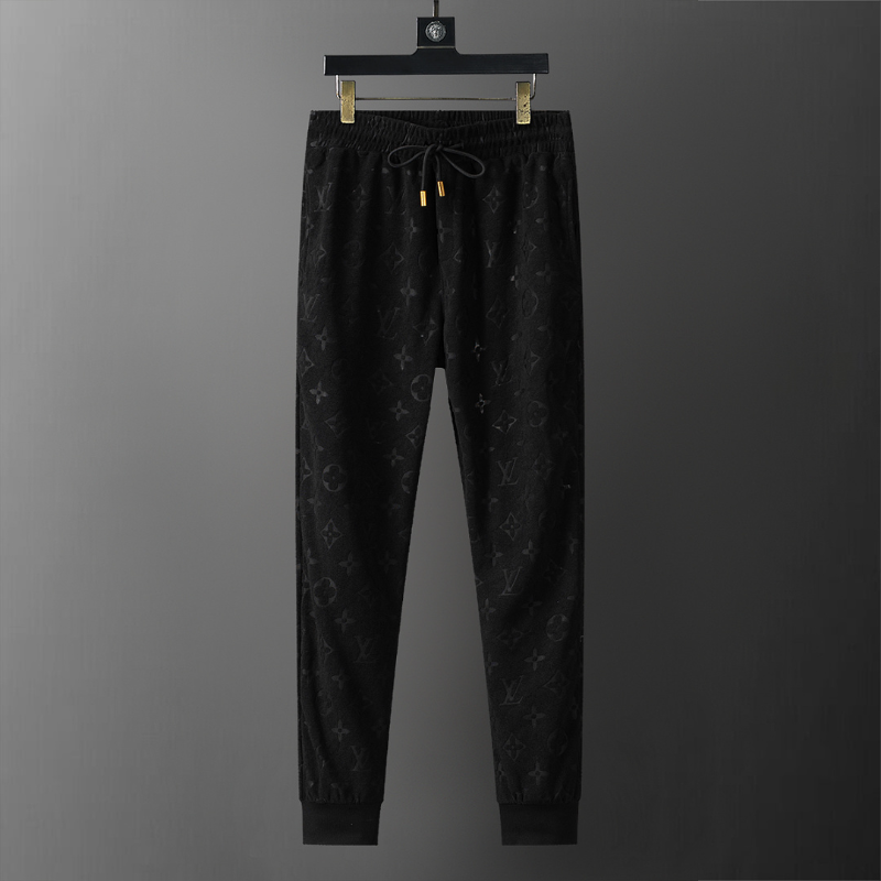 LVC300 New men's autumn and winter long sleeved suit top+pants clothing