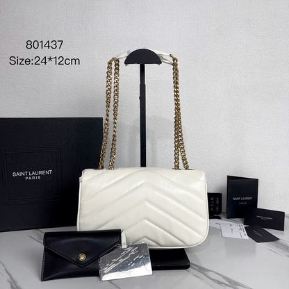 LYP43 Leather Bag 24-14-6CM Shoulder Bags