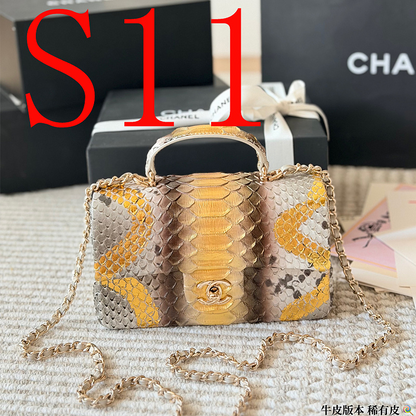 ACP26 Cowhide Leather Bag 20-12CM Bags with box