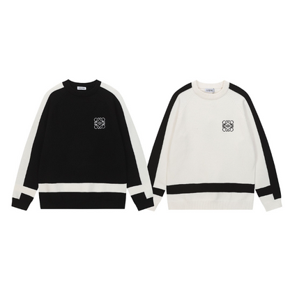 LOC40 New autumn and winter men's and women's trendy brand new sweater jacquard letter clothing