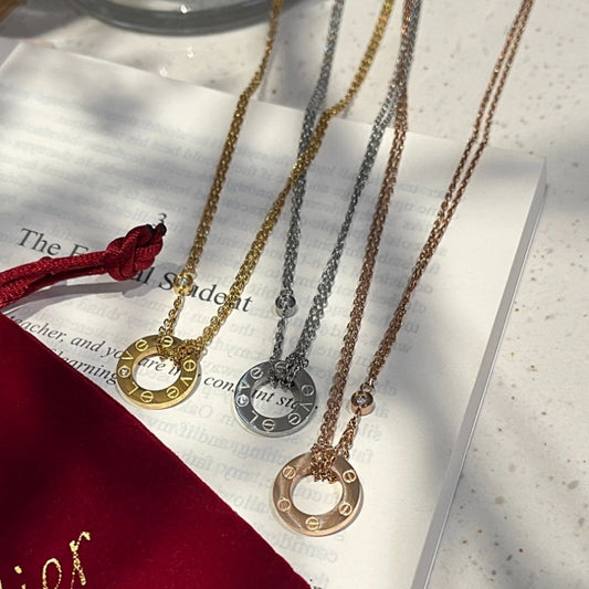 X740    Women's Titanium Steel Fashion Necklace Jewelry