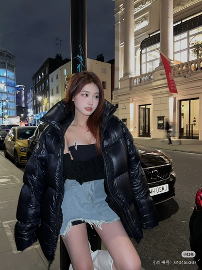 110402    New Men's and Women's Puff Down Jacket clother