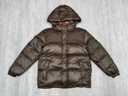 110206  New embroidered hooded down jacket clothing