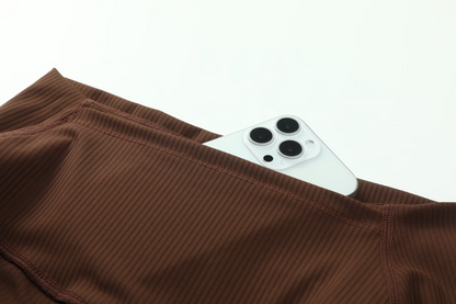 zalo5105   Women's high elastic thread running pants Pilates sports vest waist slimming yoga suit set