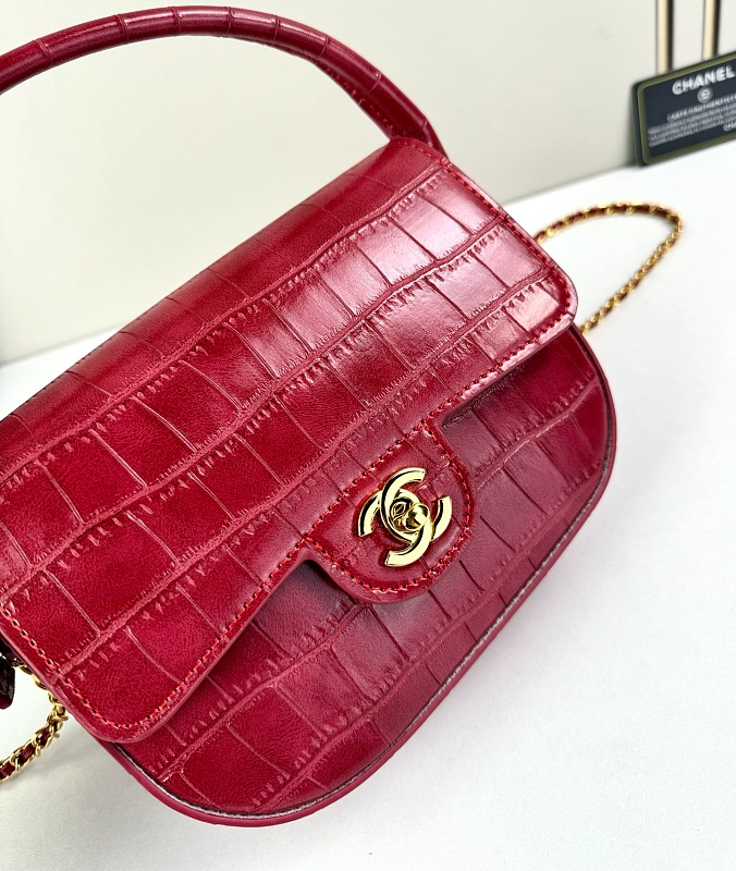 LCP00 Leather bag 19-14-5CM Shoulder bags