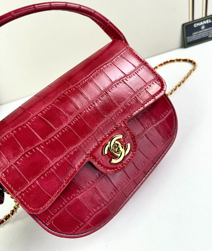 LCP00 Leather bag 19-14-5CM Shoulder bags
