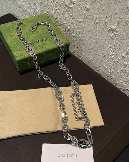 X739  Men's and women's titanium steel necklace jewelry