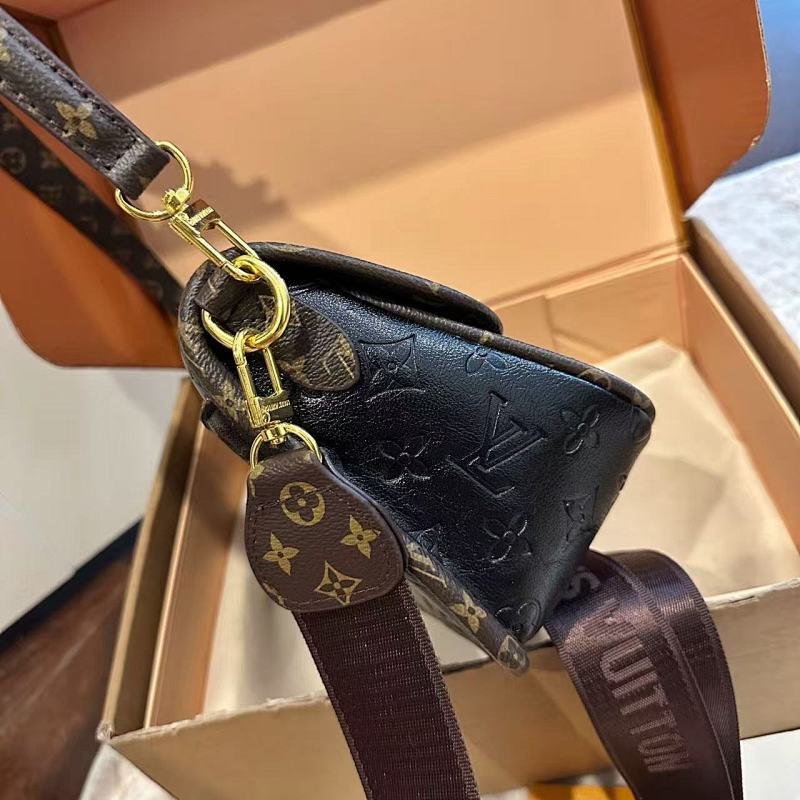 ALP5 Leather Bag 25-15-9CM PVC Handbag With Box