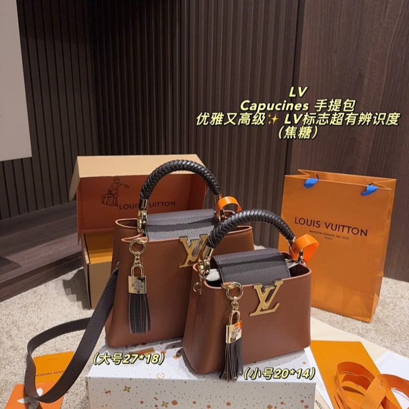 MLP011   Women's new fashionable high-end 27 * 18/20 * 14cm handbag