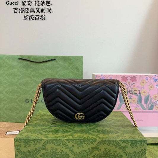 MGP1 Leather Bags 17-4-13CM Bag With box