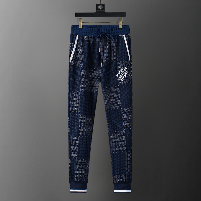LVC301 New men's autumn and winter long sleeved suit top+pants clothing