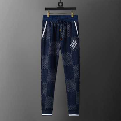 LVC301 New men's autumn and winter long sleeved suit top+pants clothing