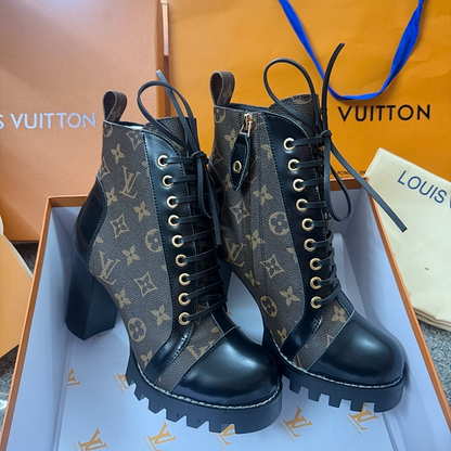 OLS18 Leather Women 9.5CM shoes 35-42 With box