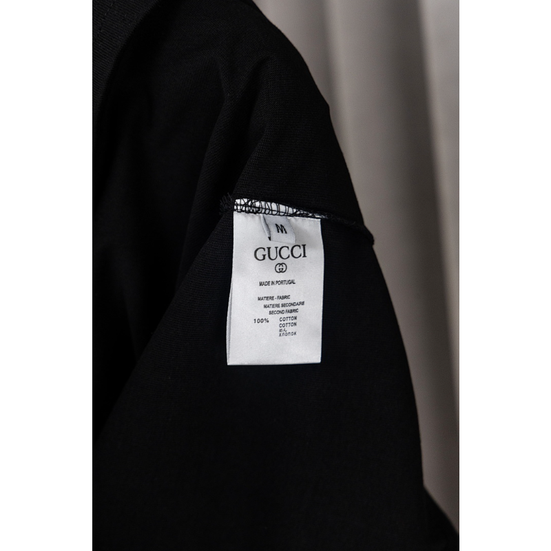 GUC19 New men's and women's summer pure cotton top T-shirt clothing