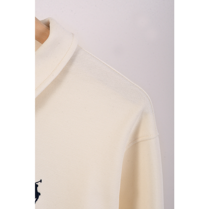 LFC22 New men's and women's spring and autumn pure cotton hoodie polo collar top clothing