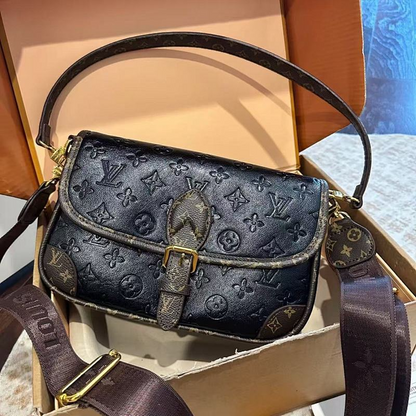 ALP5 Leather Bag 25-15-9CM PVC Handbag With Box