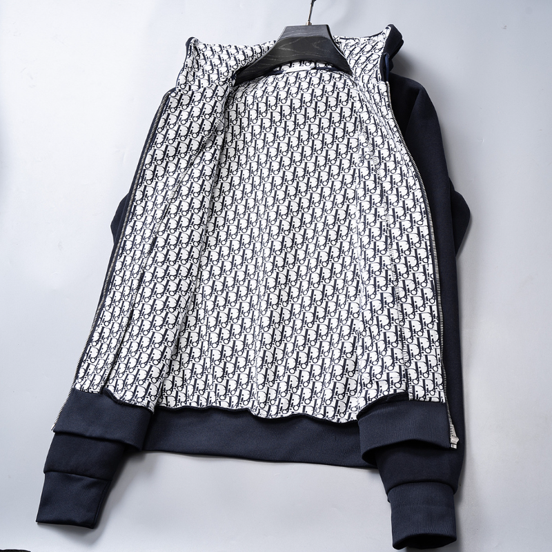 DIC200  New men's autumn and winter long sleeved suit top+pants clothing