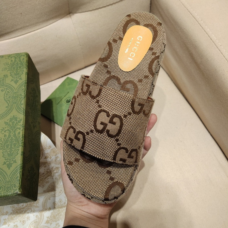 MJGS16 slippers Couples Heel 5CM shoes 35-45 With box