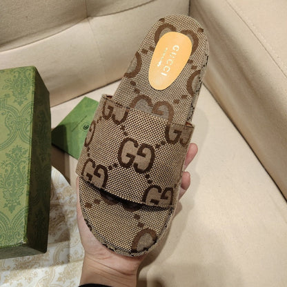 MJGS16 slippers Couples Heel 5CM shoes 35-45 With box