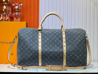 LLP187 Leather Bag 50-29-22CM Travel   for women and men Bags