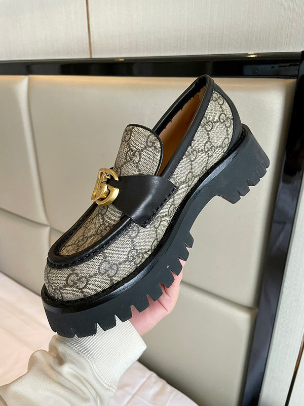 JHGS1 Leather Shoes Women 35-41 with box