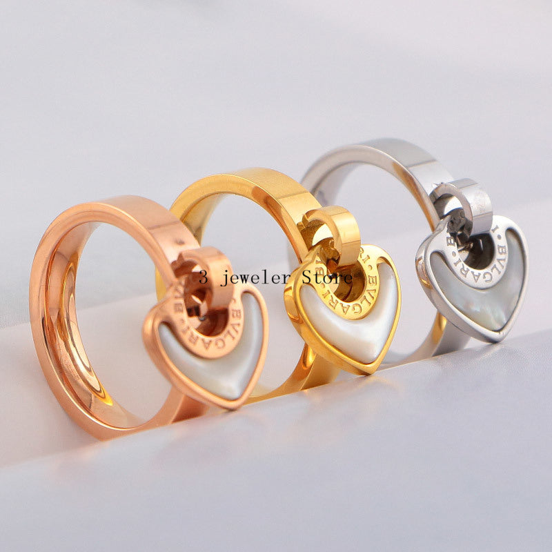 BVR5  Exquisite stainless steel jewelry BV ring