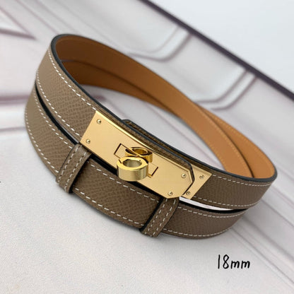 HBL7 Real leather 1.8CM 95-110CM Belt with all packing