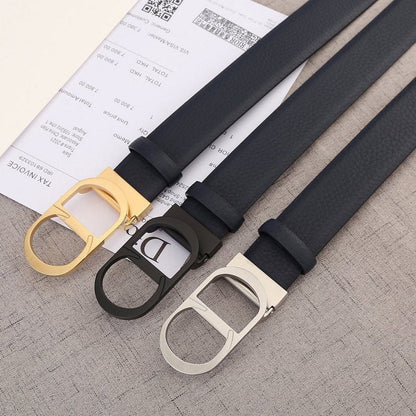 DBL9 Real leather  3.5CM 95-125CM Belt with all packing