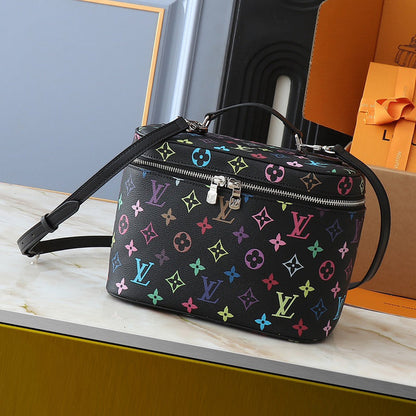 LLP036 Leather Bag 24-17-14CM Shoulder Bags