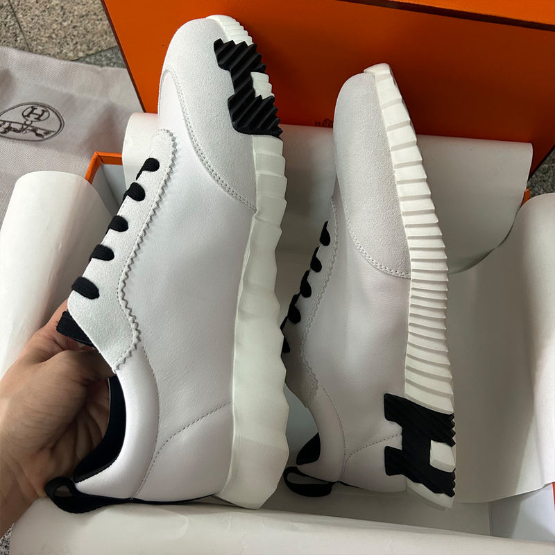 BMHS9 Leather Shoes Women35-41 Man 40-44 with box