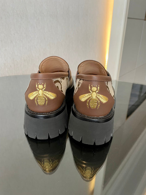 JHGS1 Leather Shoes Women 35-41 with box