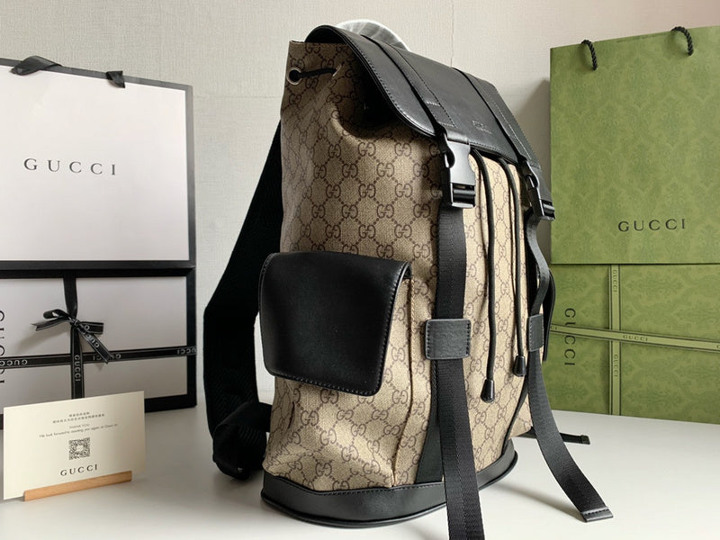 LGP22 Men  Bag 34-42-16CM Leather knapsack bags