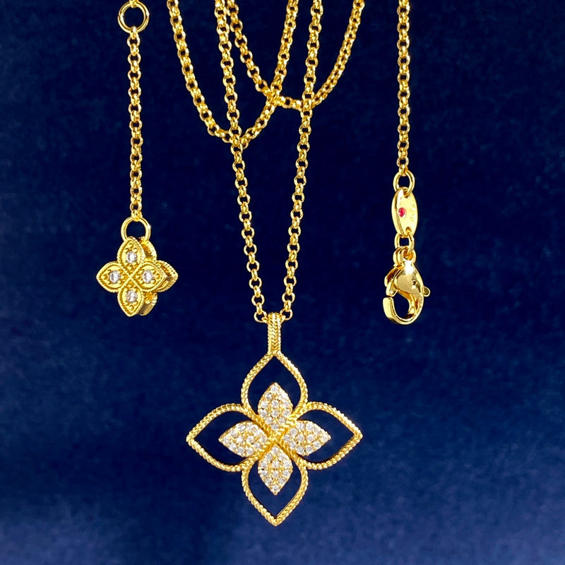 VAN30 Necklace 18K plating gold Jewelry