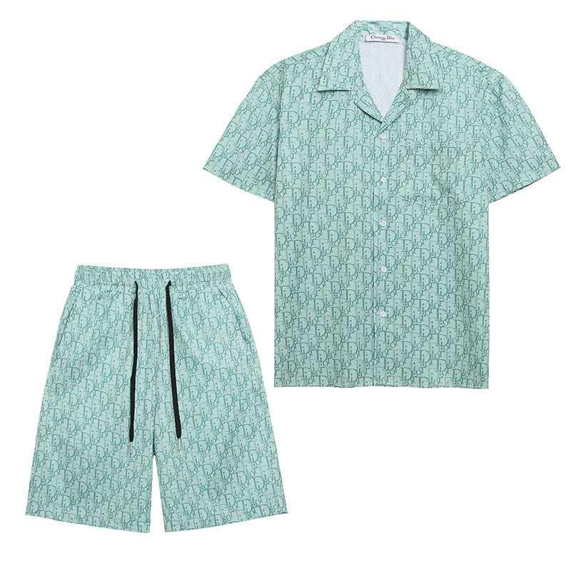 DIC123 New Fashion Summer Suit Short Sleeve Shirt Shorts  Clothing