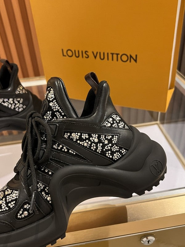 OLS39 Leather Women 5.5CM Shoes 35-41 with box