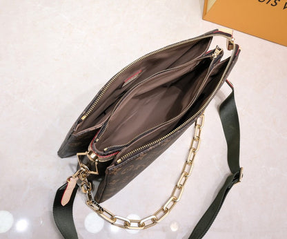 LLP027 Leather bag 26-20-12CM Or 34-24-12CM Bags