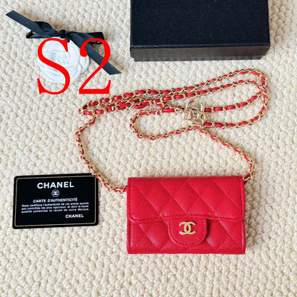 LCP02 Wallet Bag 13.1-7.5-2.1CM Leather bags with box