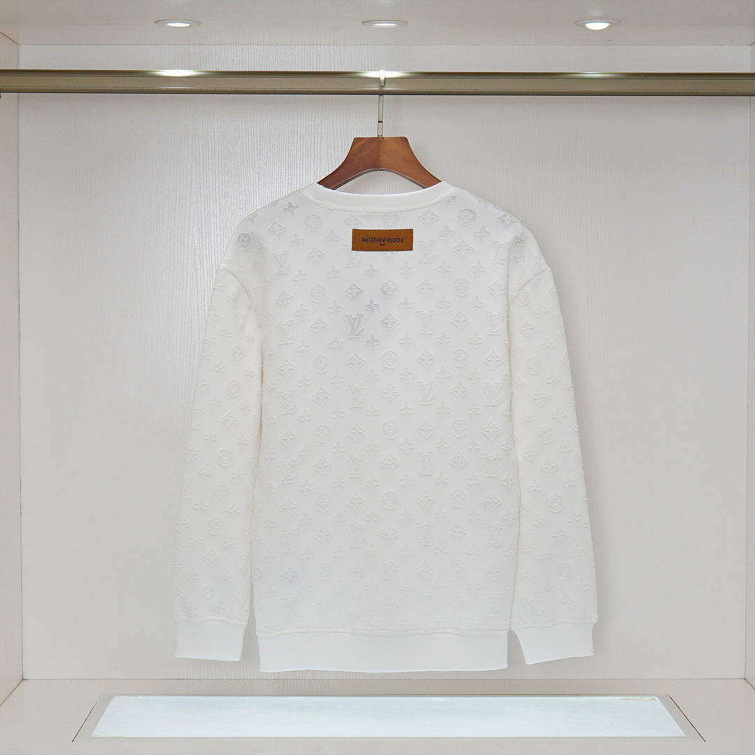 LVC403 New men's and women's spring and autumn hoodies, round neck pullovers, pure cotton clothing
