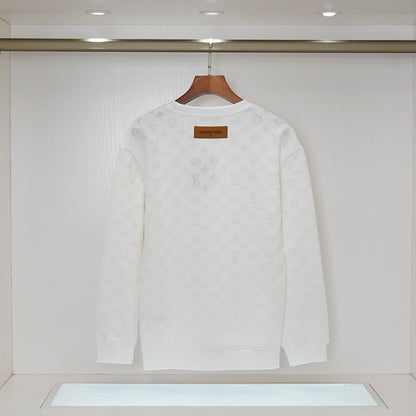 LVC403 New men's and women's spring and autumn hoodies, round neck pullovers, pure cotton clothing
