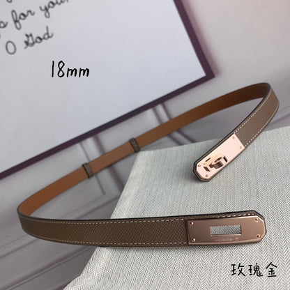 HBL7 Real leather 1.8CM 95-110CM Belt with all packing