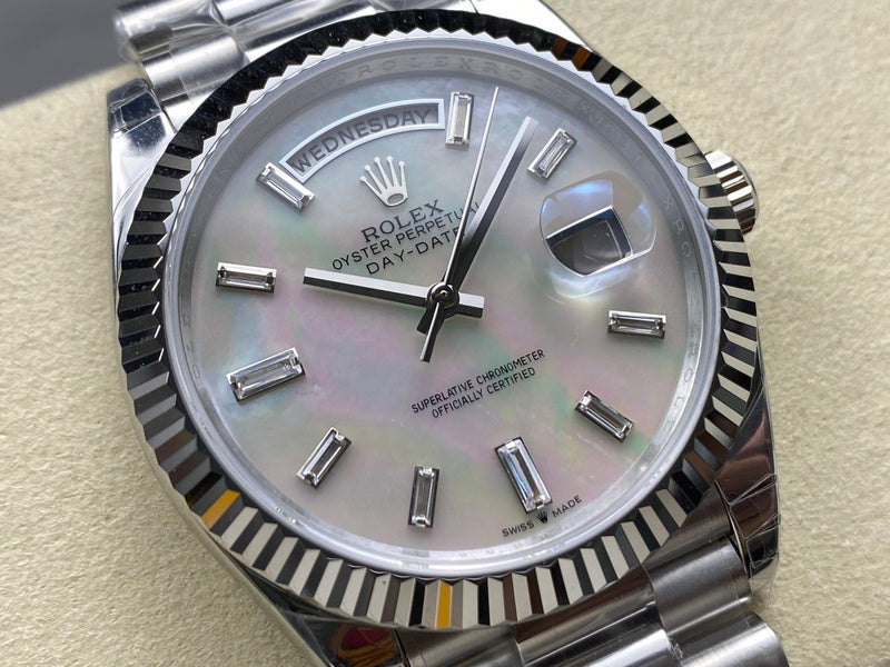 RW58  Women's fritillary face double calendar Week log watch 31MM