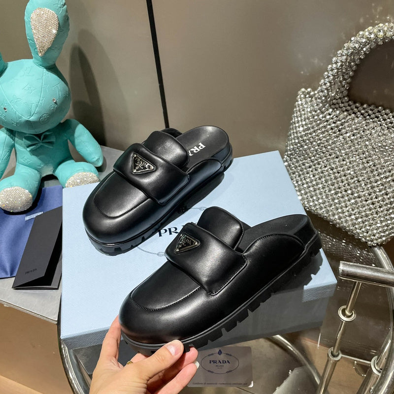 MJPS3 Leather Women Slippers 35-41 shoes With box